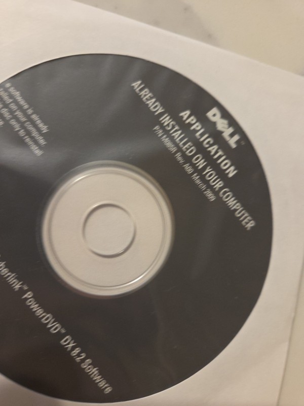 Sealed Dell CD Reinstall CyberLink PowerDVD DX 8.2 Software gallery