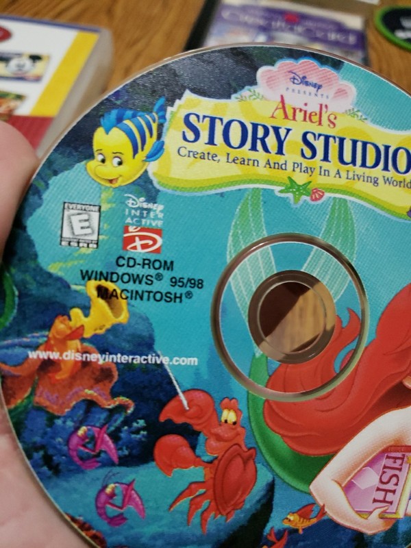 Disney Ariel’s Story Studio PC CD-Rom Mac/ Windows 1997 Disc Only Vintage VGC gallery