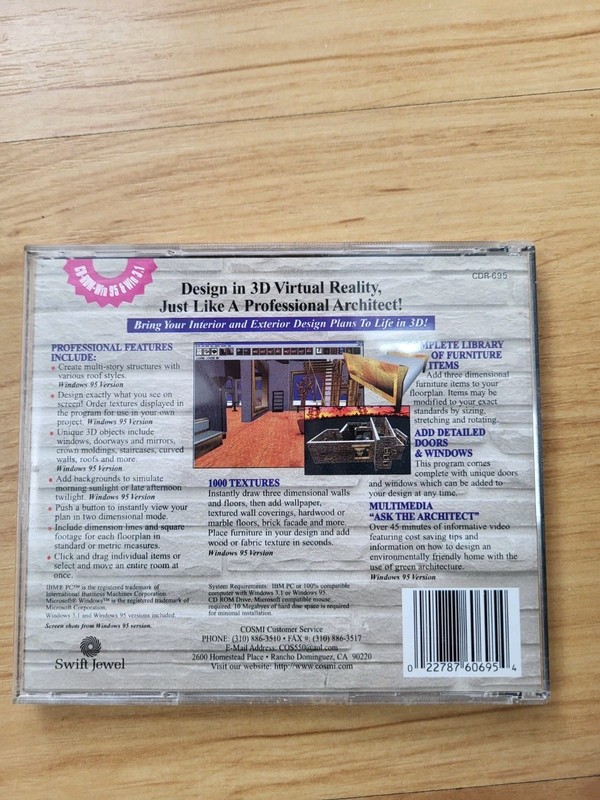 3D Virtual Reality ARCHITECT CD Rom gallery
