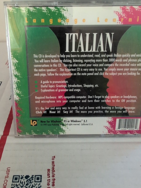 Language Learning: Everyday Italian (1998 Laser Publishing Group) PC CD-ROM #173 gallery