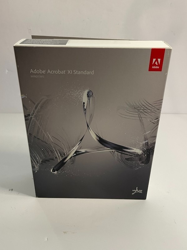 Adobe Acrobat XI Standard – Genuine Unused License Key and Cd installer Sealed