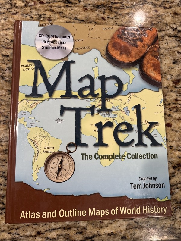 Map Trek: The Complete Collection PC CD-ROM atlas outline maps of world history