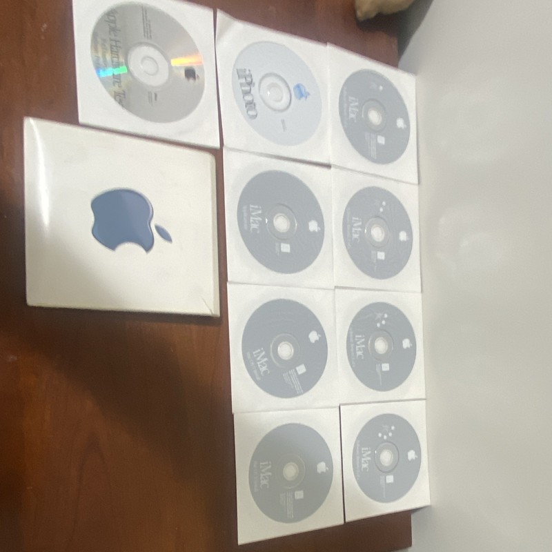 Apple iMac Mac OS Install/Restore Operating System CD Discs + iPhoto CD