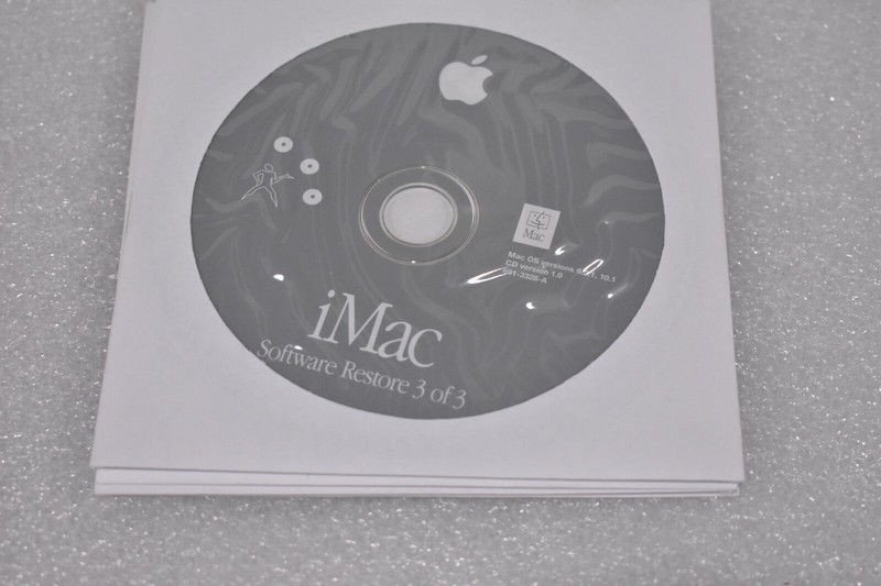 APPLE 6009194 iMAC POWER MAC G4 MEDIA APPLICATIONS & SOFTWARE RESTORE 4-DISC SET gallery