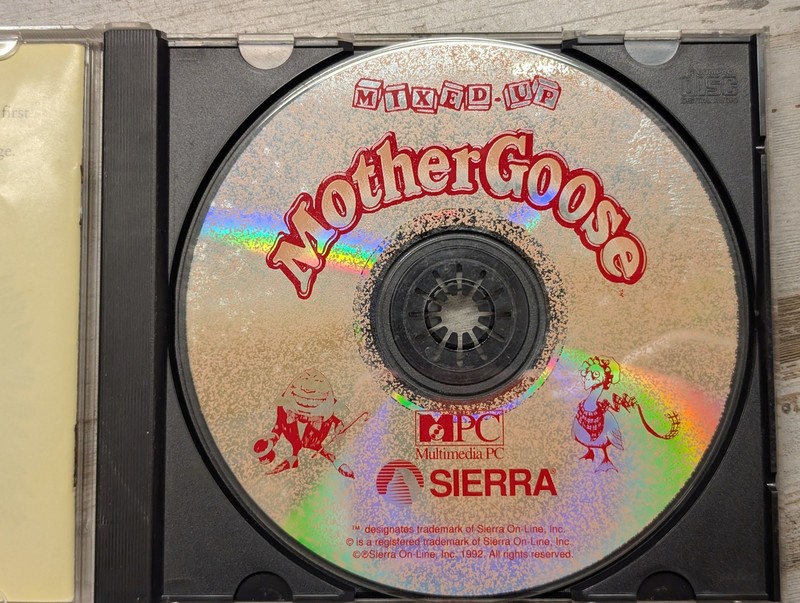 Mixed-Up Mother Goose Sierra On-Line Roberta Williams PC CD-ROM Game Vintage DOS gallery