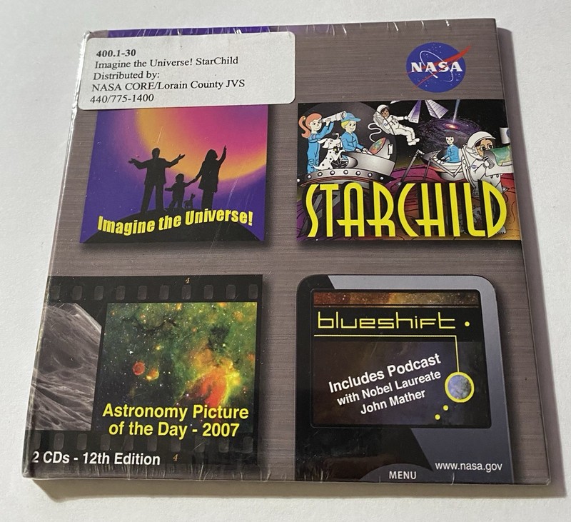 NASA Imagine The Universe! 12th Edition Cd- Rom Windows/Mac New Sealed Free S/H.