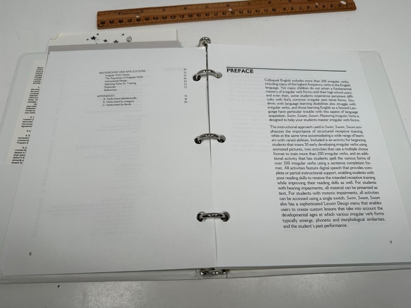 Swim, Swam, Swum: Mastering Irregular Verbs Spiral Bound Mary Sweig Wilson gallery