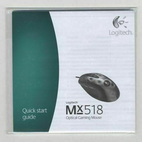 Logitech MX518 Optical Gaming Mouse SetPoint 4.24a Windows Drivers CD User Guide gallery
