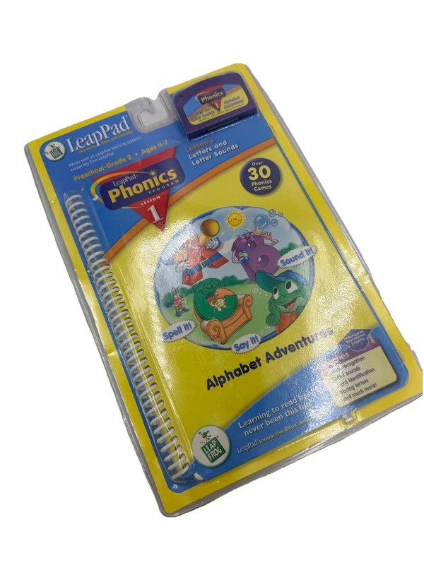Leap pad Phonics Book 1: Alphabet Adventures lesson #1 letters and lettersounds