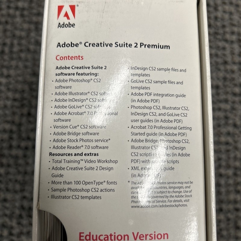 Adobe Creative Suite 2 CS2 Premium (Mac) - Full 6-Disc Set (with Serial Number) gallery