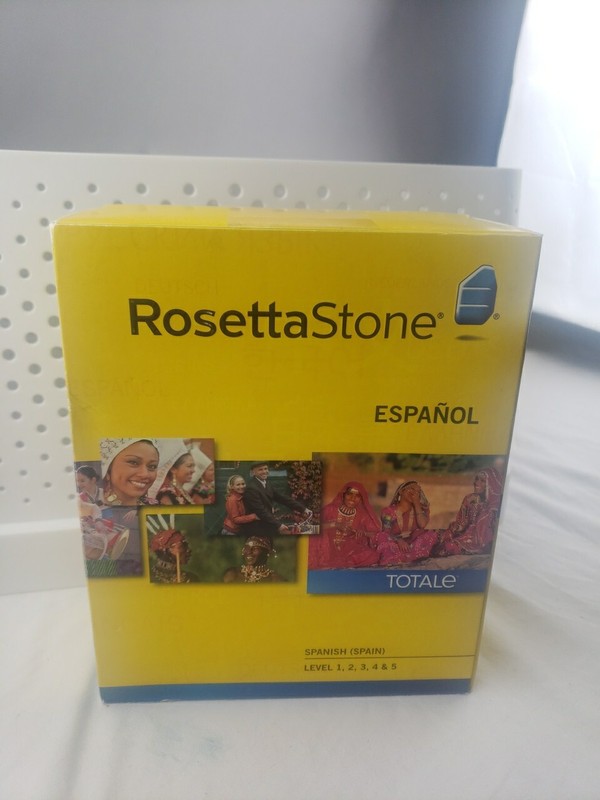 Rosetta Stone Spanish (Spain) Level 1-5 Set Originally New Sealed Rare