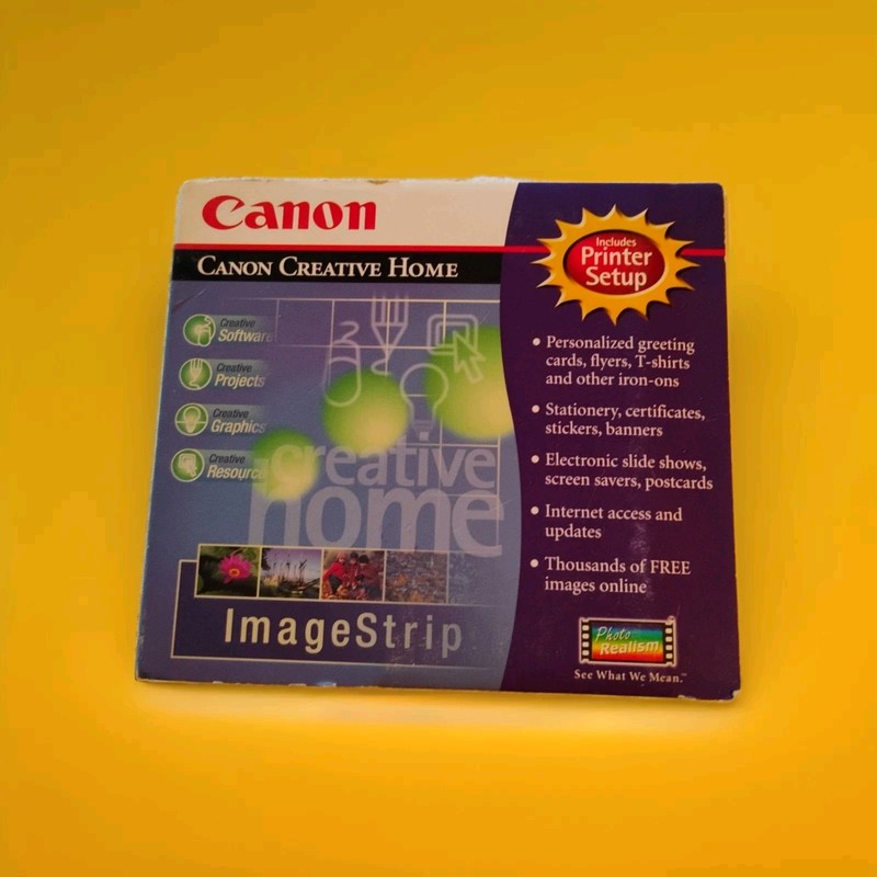 Canon Creative Home & Printer Setup CD ROM for Windows ~ 1999