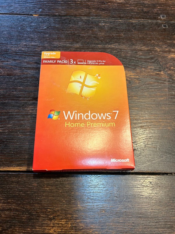 Microsoft Windows 7 Home Premium Upgrade Family Pack For 3 PCs 32 & 64 Bit DVDs gallery
