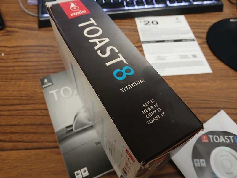 Roxio Toast 8 Titanium for Macintosh 231000 Disc Burning Software NOS gallery