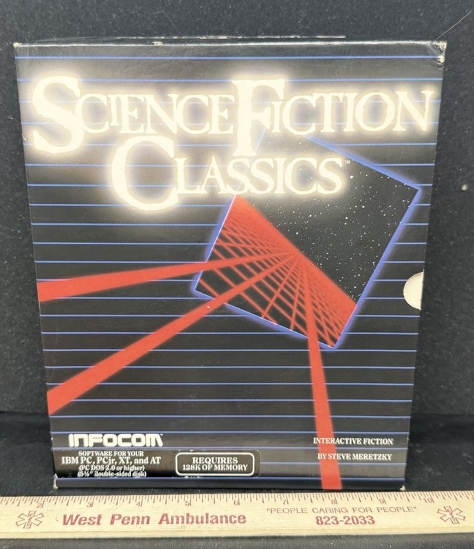 INFOCOM Computer software old school based trio of programs Sci-Fi Classics