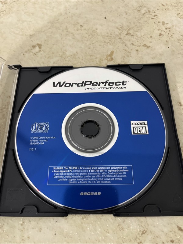Corel WordPerfect Productivity Pack For Dell PC/Laptop - Windows XP gallery