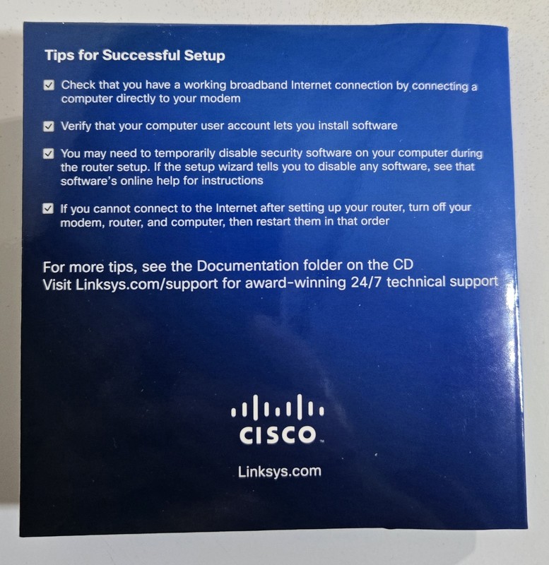 Linksys E1200 Setup CD Software & Resources For Cisco Wireless Router gallery