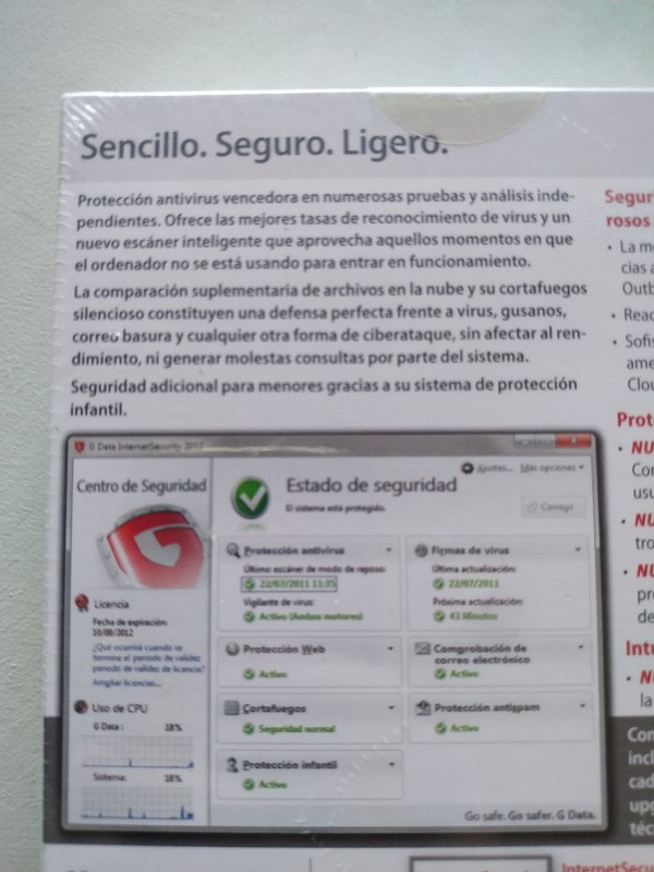 G Data Internet Security 2012 Android 1 Mobile + 1 Año Activation License Key AM gallery