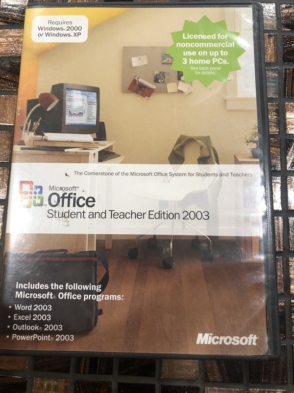 Microsoft Office 2003 Student and Teacher Edition (Retail) (3 User/s) – Full…