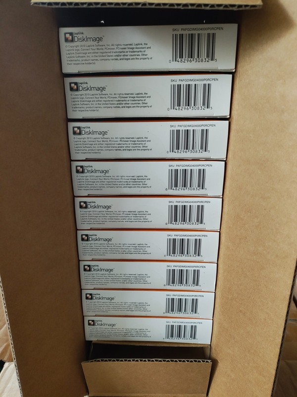 Lot of 10 Sealed Laplink Disk Image Pro 5.0 for Win 7,XP,2000