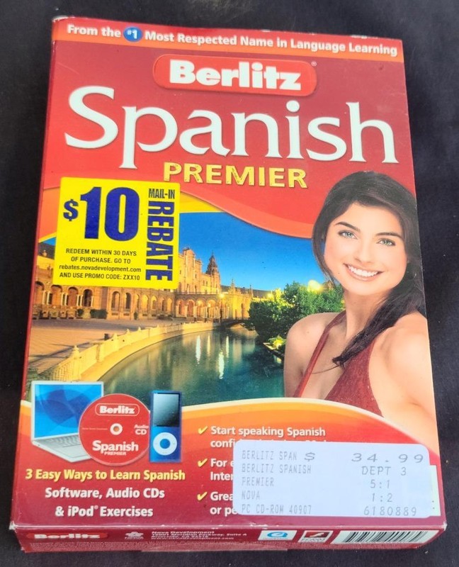 Berlitz Spanish Premier Language Course – BRAND NEW – Software, & Audio CDs gallery