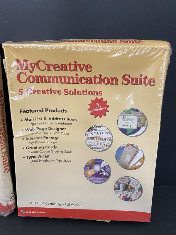2000 MyPersonal Organization & MyCreative Communication Suite Windows 95 New gallery