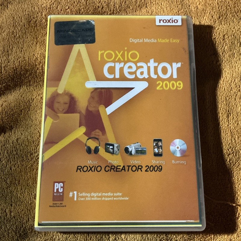 Roxio Creator 2009 Software and USB Video Capture
