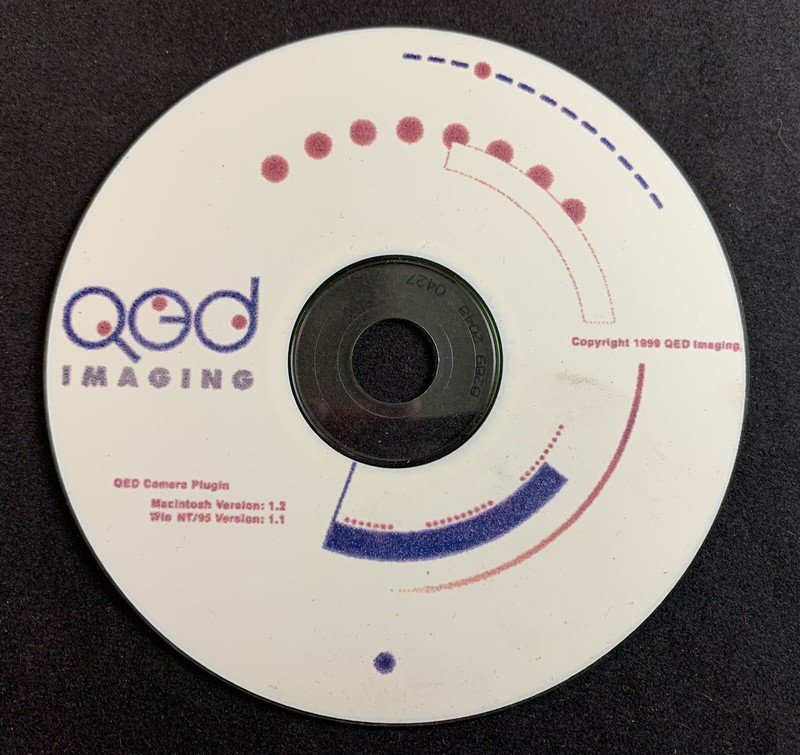 QED Imaging Camera Plugin Macintosh Version 1.2 Win NT/95 Ver 1.1 CD-ROM (1999)