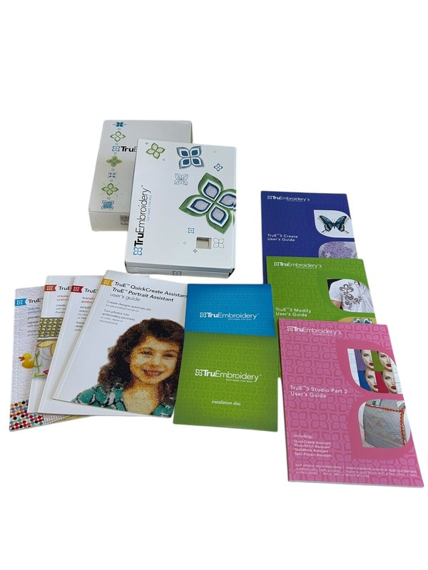 TruEmbroidery Embroidery Software for Mac & Extra Guides No Dongle