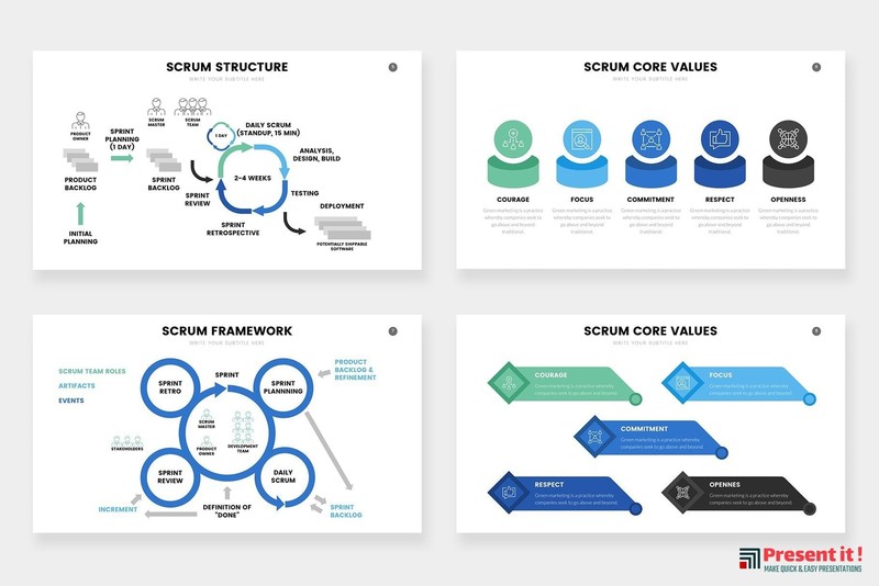 SCRUM Infographics Templates gallery