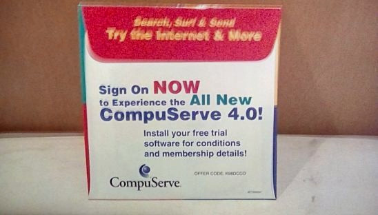 *SEALED* 1998 COMPUSERVE ONLINE INTERNET ACCESS SOFTWARE CD ROM - VERSION 4.0 gallery