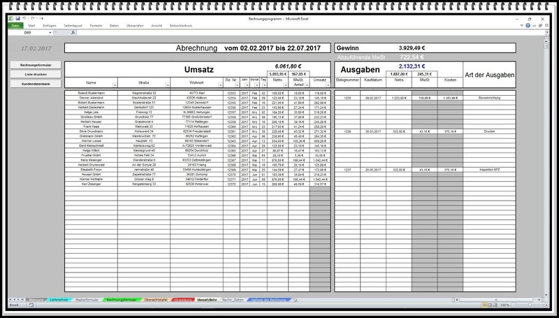 Invoice program offers delivery note sales list warehousing mail delivery PDF gallery