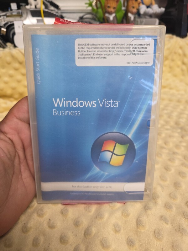 Windows Vista OS for Business Full Edition w/Activation Key & Quick Start Guide!