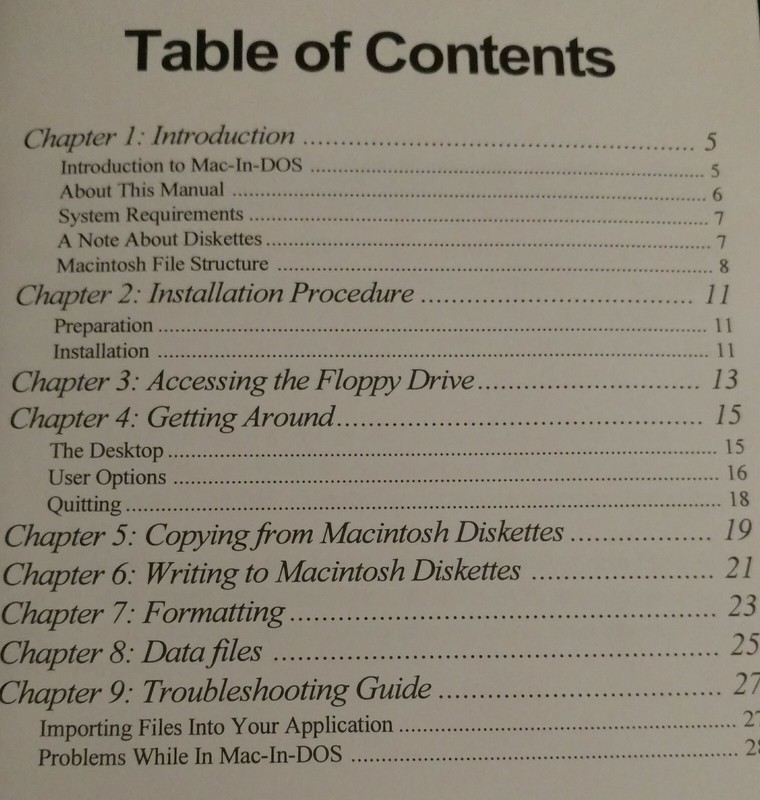 Pacific Microelectronucs Ver2.0 Mac-In-DOS for Windows with manual gallery