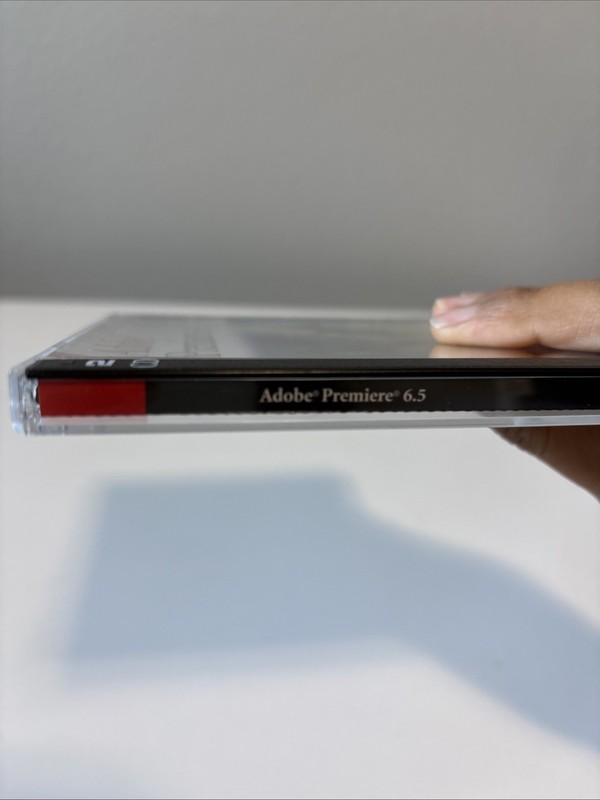 Adobe Premiere 6.5 CD w/ Serial Number +SmartSound Quicktracks Macintosh gallery