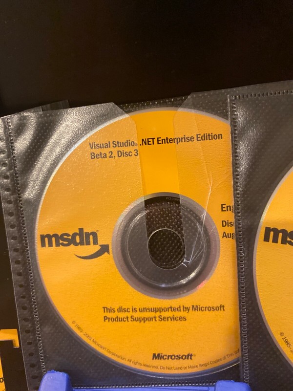 NEW Visual Studio .Net Enterprise Edition Beta 2 .Disc 1,2,3. Update. SourceSafe gallery