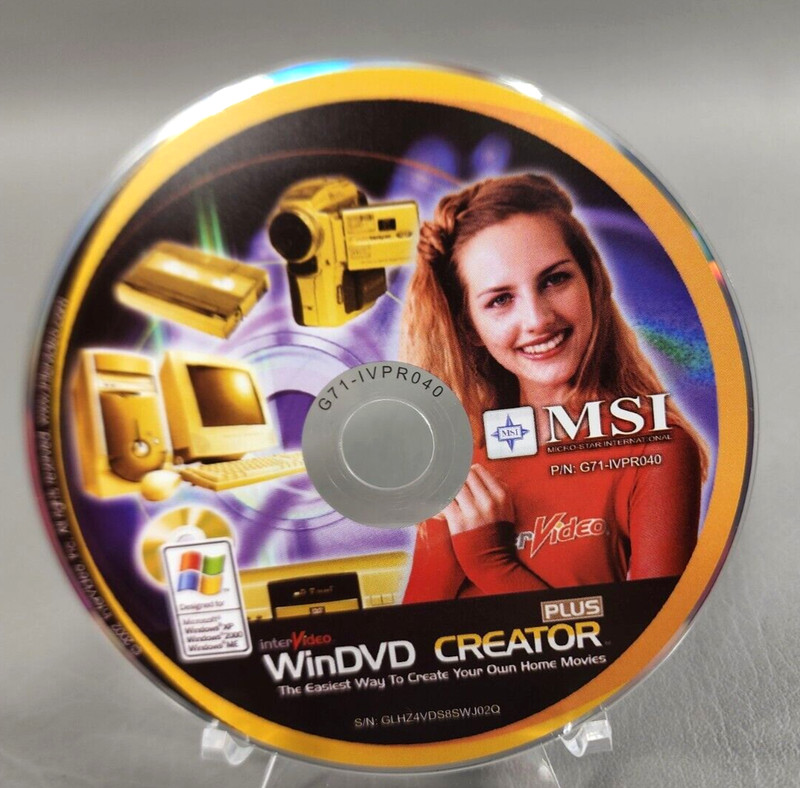 InterVideo WinDVD Creator ‘2002 for Windows XP/2000/ME – Disc ONLY
