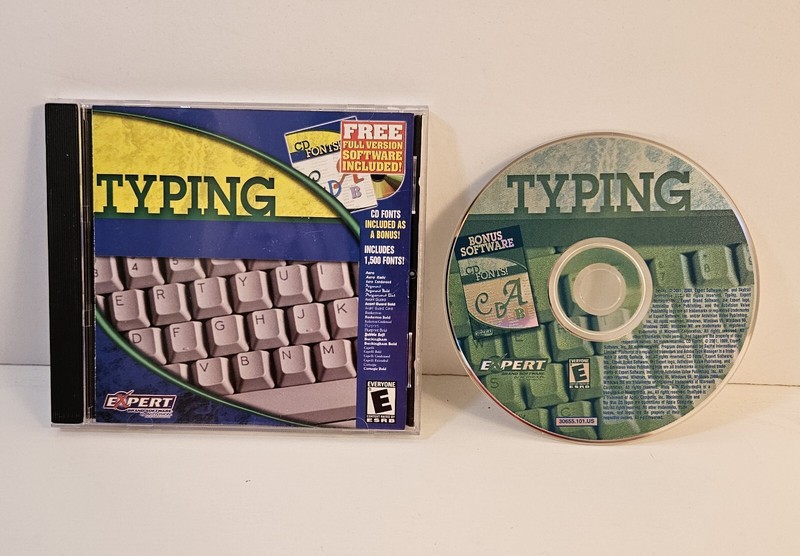 Expert Typing PC CD-Rom Windows 2001 Educational Typing Software