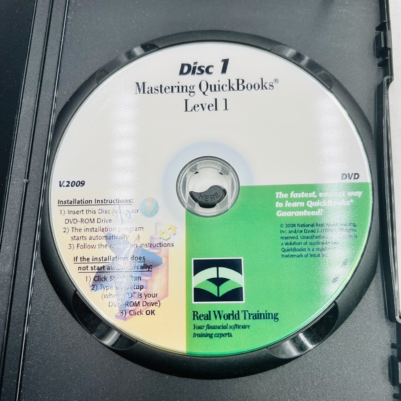 Mastering QuickBooks Real World Training 2 DVD Set Office Business Software gallery