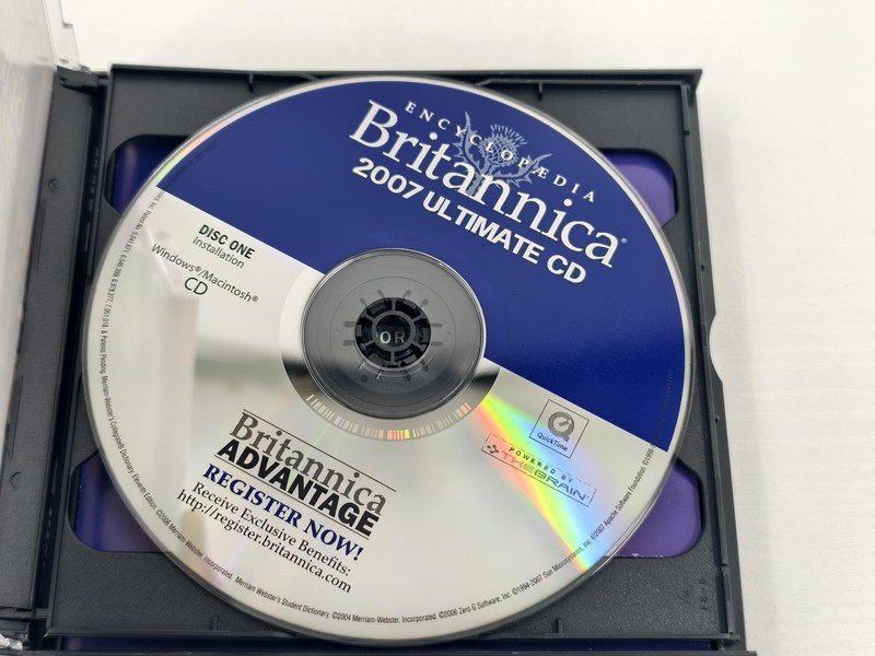 Encyclopedia Britannica 2007 Ultimate CD 6 Disc Set Win Mac XP 2000 Reference gallery