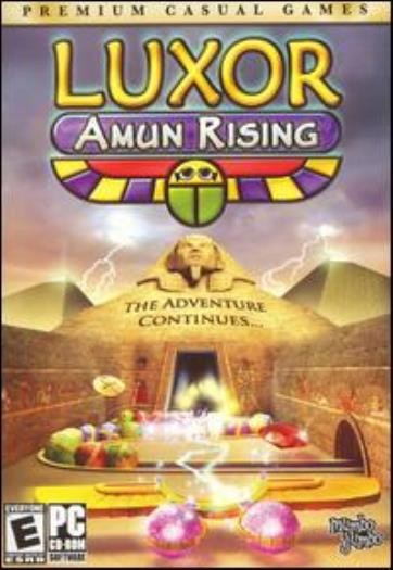 Luxor: Amun Rising PC CD ancient Egypt adventure match color spheres arcade game