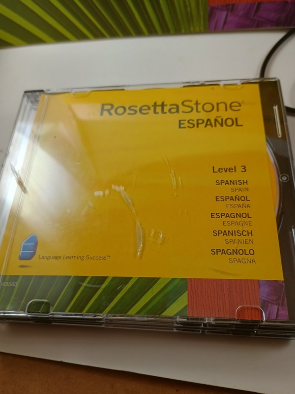 Rosetta Stone Spanish Level 1 2 &3 Version 4 CDs for PC and Mac with headset gallery