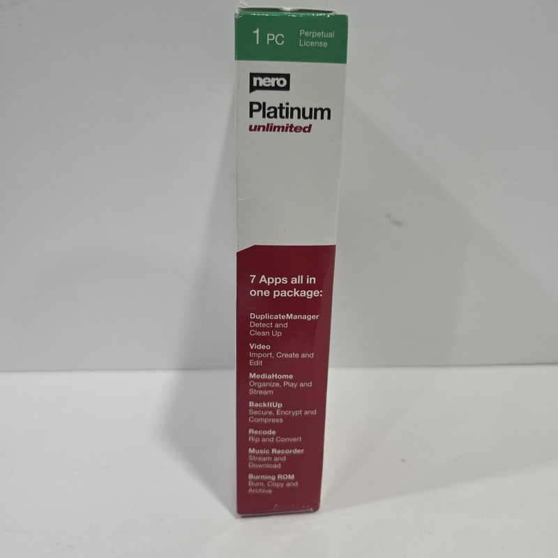 Nero Platinum Unlimited Video Editing 7 IN 1 SUITE 4K Video Multimedia NewSealed gallery