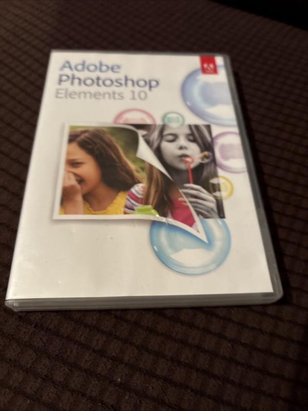 Adobe Photoshop Elements 10 DVD 2011-Serial Number Included- Flawless 3 Disc Set