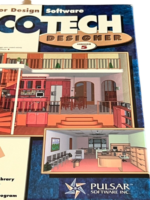 VTG 1997 DecoTech Designer 5 3D Interior Design Software New In Sealed Box gallery