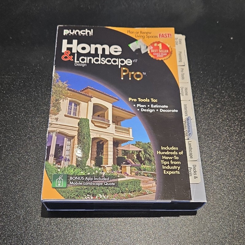 Punch! Home & Landscape Design v17 Pro DVD for Windows XP/Vista English 1-Device