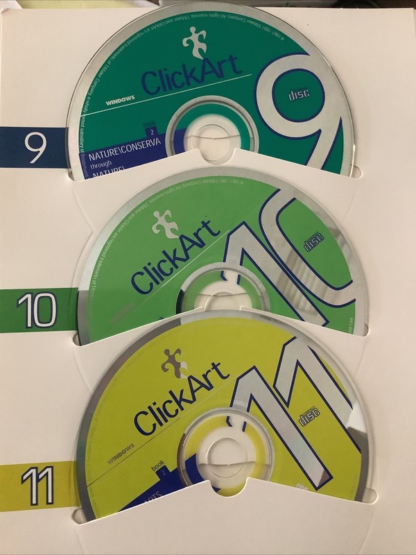 Broderbund Vintage ClickArt 200,000 Collection on 14 CDs gallery