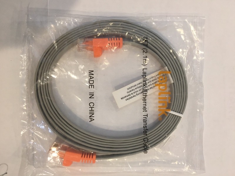 (Lot of 10) 7FT Laplink PC mover Ethernet High-Speed Transfer Cable