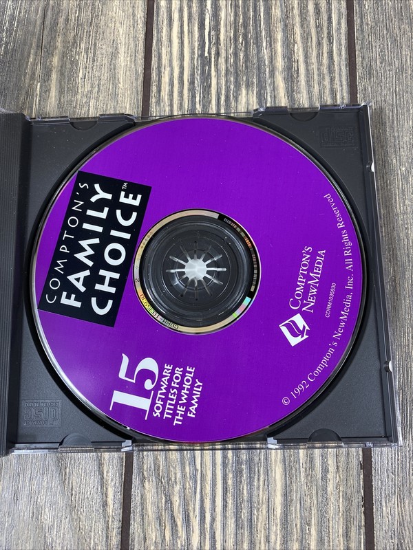 Comptons Family Choice 15 Software Titles For The Entire Family PC Computer Disc gallery
