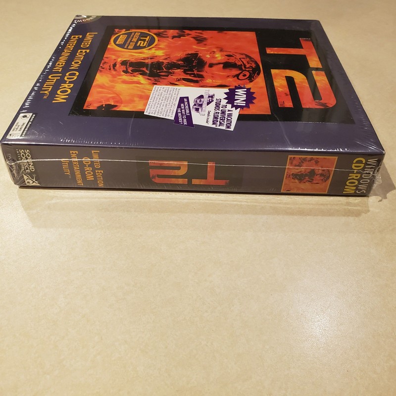 Terminator 2 T2 Limited Edition CD-ROM Entertainment Utility new in sealed box gallery